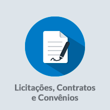 Link para Licitações, Contratos e Convênios